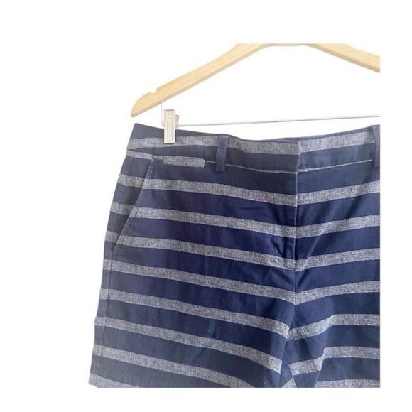 Land’s End Women’s Striped Not Too Low Rise Short Flat Front Nautical Size 16 - Picture 5 of 9